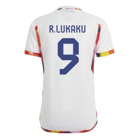 Seconda Maglia Belgio Mondiali 2022 Romelu Lukaku 9